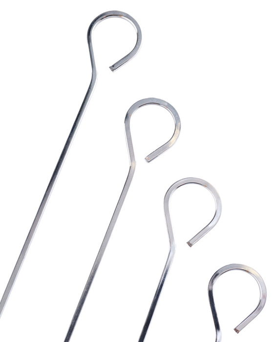 Grillspett Stål 27 cm 8-pack Grillexpert